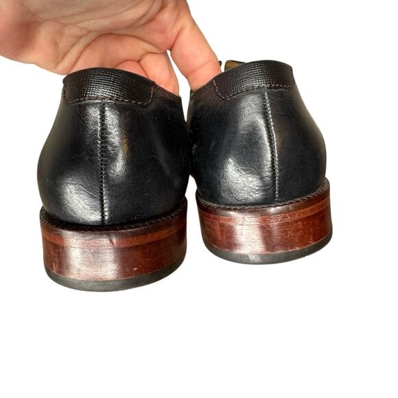 Cole Haan Williams Saddle Oxford Dress Shoe Black Leather Size 8 main image 8